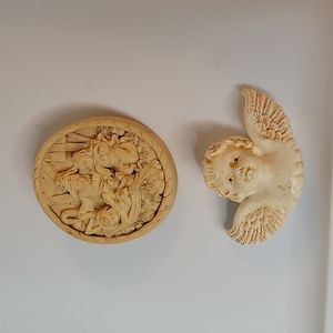 Vintage Angel and Nativity Brooches/Pins